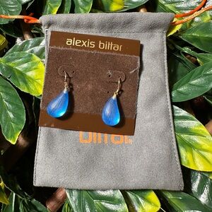 Alexis Bittar Blue Teardrop Earings